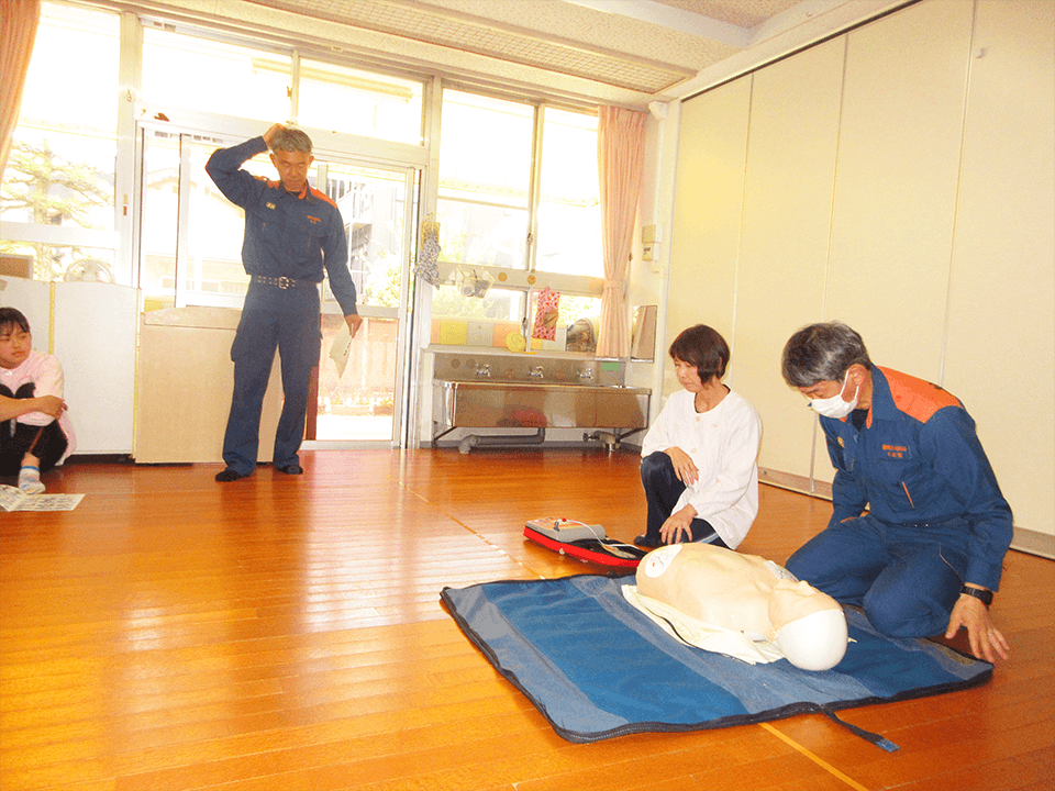 静岡市消防局による救命救急講習 | 社会福祉法人 杉の子会 杉の子保育園