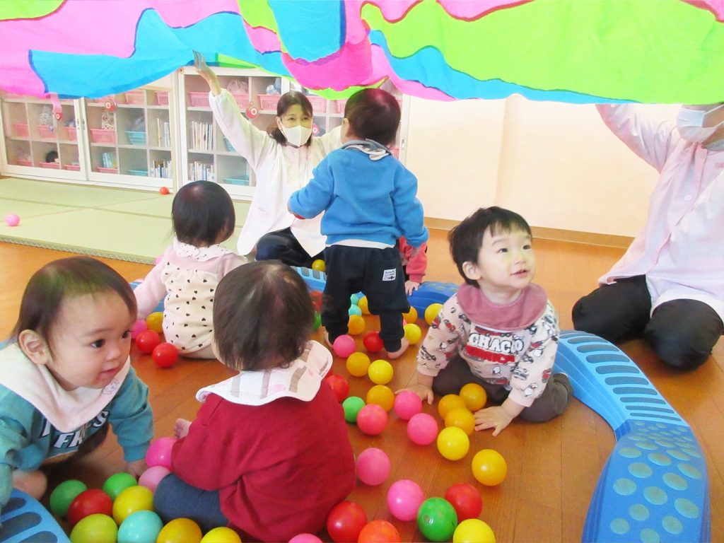 0歳児の生活の様子