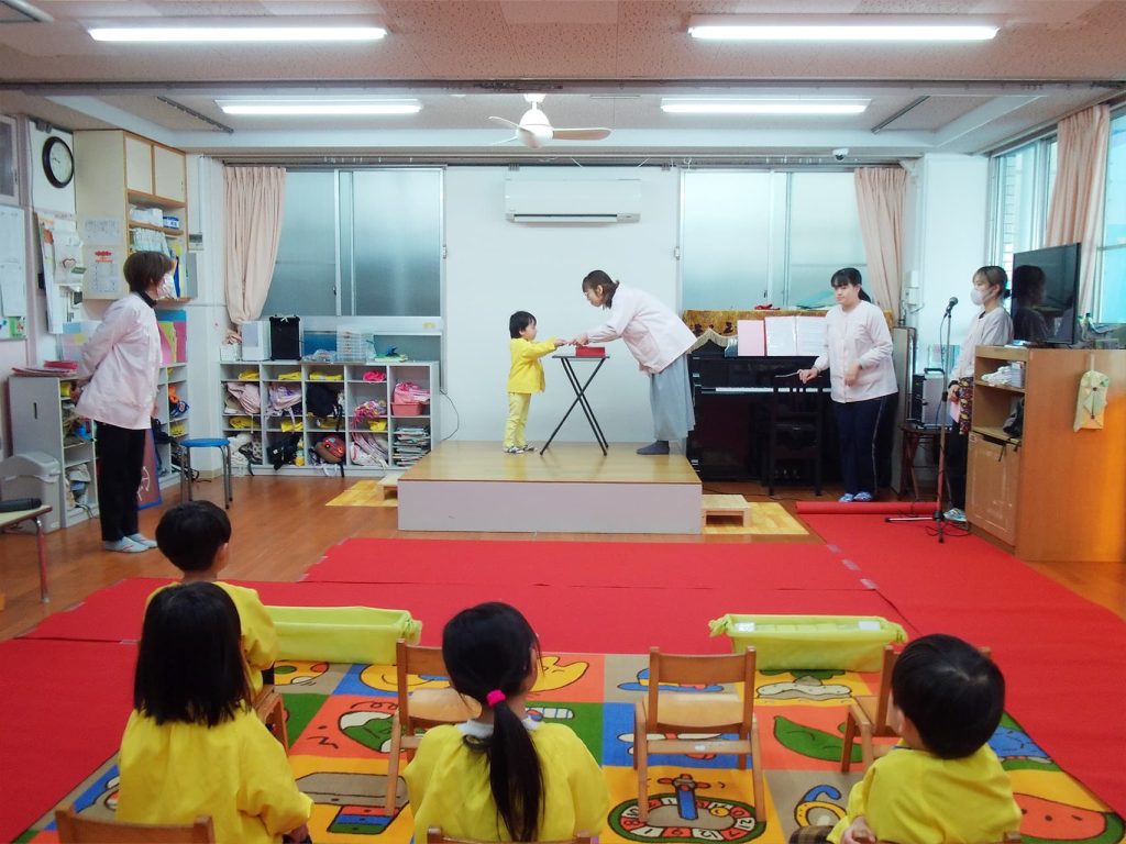 卒園式の練習