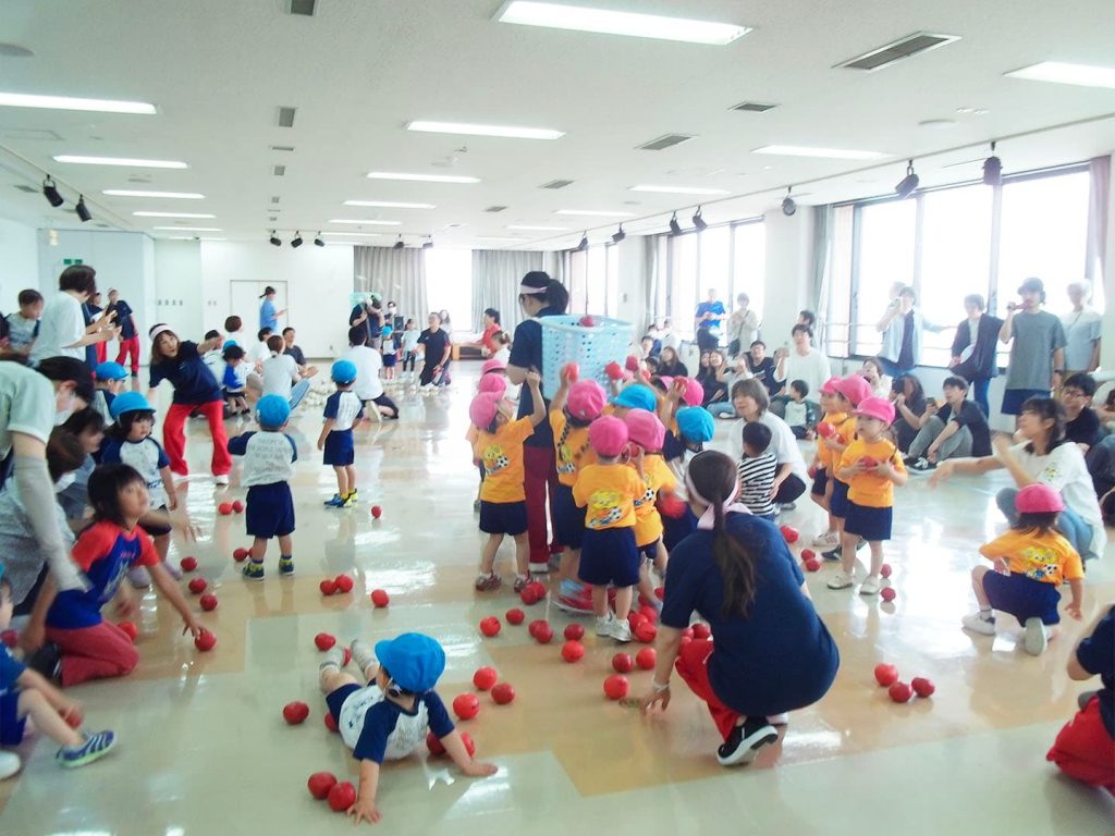 運動会玉入れ